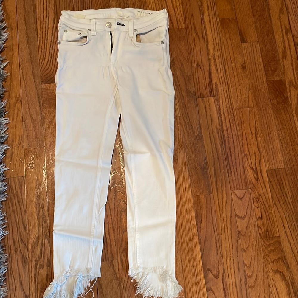 White jeans.
